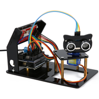 Simulation Radar Ultrasonic Sensor DIY Robotics Kit with R3, 1.8" TFT SPI Display, sg90 Servo for Arduino