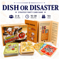 Food Strategy Card Game for 2-6 Players, Fast Party Game with Hidden Cards, Bidding Choices, Push Your Luck Reveals, Ages 14+
