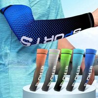AliExpress NONE Ice Silk Arm Sleeves UV Protection Anti-Slip Sunscreen for Men & Women Cooling Summer Outdoor Sports Sleeve for Cycling