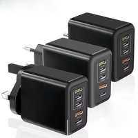 120W Fast Charger USB C Multi Ports PD Quick Charge 3.0 Wall Phone Adapter for iPhone Samsung Huawei Xiaomi Devices