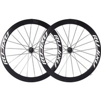 AliExpress RUJIXU 700C 6 pawls Height 30/40/50MM Pull Carbon fiber tube HUB Flat Spokes Wheel V / C brake disc brake road wheelset