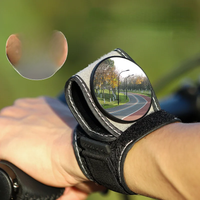 AliExpress NONE Bicycle Mirrors Bicycle Wrist Mirror Rearview Wristband Motorbike Handlebar Reflector Wristband Mirror Riding Equipment