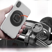 AliExpress sincetop Universal Motorcycle Bike Mobile Phone Holder Bicycle Moto Aluminum Quick Mount Stand Mountain Bike Handlebar Bracket upgrade