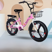 AliExpress TLXT Cross Life New Children's Folding Bicycle 18-20-22 Inch Comfortable Pedal Bicycle Integrated Wheel Princess Style Safety Bicycle