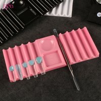 BNG Dual Form Holder Plastic Pen Stand for Nail Art Tools Nail Brush Holder Storage Nail Extension Molds Holder