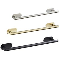 40cm 50cm Stainless Steel Bathroom Towel Rack Self Adhesive Wall-Mounted Bathroom Towel Shelf Holder Balcony Towel Shelf Hanger