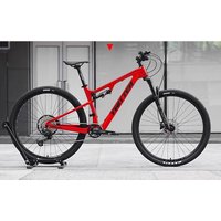 AliExpress TWITTER Carbon Full Suspension Mountain Bikes bicicleta mtb 29er double suspension Bicycle with DEORE/M6100 12S For Men Women