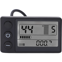AliExpress DOACT S866 Electric Bike LCD Display Electric S866 LCD Display Meter 24V 36V 48V Control Panel with Waterproof Plug