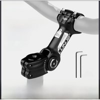 AliExpress LUNJE Adjustable Bicycle Handlebar Stem 25.4/31.8mm MTB Bike Riser ±60° Ultralight Aluminum Alloy Front Fork Stem Adapter 90/110/130mm