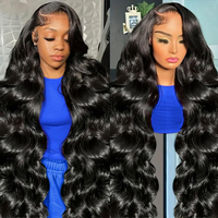 300% Density Vietnamese 13X6 Body Wave 100% Human Hair Wigs Pre Plucked Lace Frontal Wigs For Women 5x5 Glueless Wigs No Glue image 3
