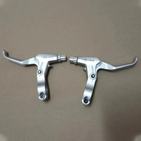 AliExpress NONE K3 Plus Original V Brake Lever Dahon Folding Bike P8 Aluminum Alloy Brake Handle Friction Rim Braking Bicycle Cycle Part