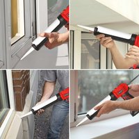 Kabellose elektrische Dichtstoffpistole für Makita 18V Akku, 4-Gang-Dichtstoffapplikator mit LED-Licht für 300ml Silikon- und Klebstoffkartuschen