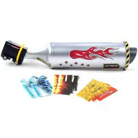 AliExpress perfeclan Bicycle Exhaust Sound System Bike Spoke Turbo Exhaust Pipe with Sound Effect Motorcycle Noise Maker Replace Parts Attachment