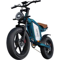 AliExpress NONE JANSNO Ebike X60 Adult ebike 1500W Motor Men's E-Mountain ebike 48V23A Battery 20Inch Fat Tire Off-Road Electric Bike