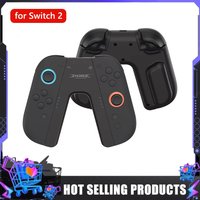 Switch 2 Charger Grip Bracket for NS 2 Joystick Controller Grip Handle Portable Charging Station for Switch 2 Gaming Accessories