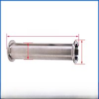 304 stainless steel quick fit pipe OD19-108mm clamp disc quick connect straight water pipe straight joint 100mm