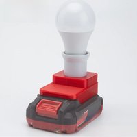 5W LED Work Light Work E27 Bulb For Bauer 20V Series Lithium Battery Indoor and outdoor Emergency Lamp (NO Battery )