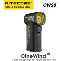 NITECORE CW20 Uniwersalny wentylator kieszonkowy do fotografii Elektryczny przenośny wentylator Bezstopniowa dmuchawa wiatrowa do Canon Sony Short