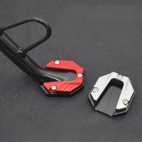 AliExpress Aluminum Alloy Motorcycle Bike Kickstand Extender Foot Side Stand Extension Foot Pad Support Plate Motorbike Accessories