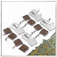 4 Pairs Ex Plus Bicycle Brake Pads for Magura MT5 MT7 4 Pistons Calipers, Improved Resin