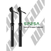 AliExpress WALGUN SP25A Manual Control Bike Dropper Seatpost Para MTB 27.2 30.9 31.6 Road Bicycle Dropper Seat Post Tube Travel 100 125 150 170