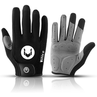 AliExpress Fezrgea Cycling Anti-slip Full Finger Gloves MTB Bike Bicycle Gloves Pad Men Women Breathable Anti-shock Sports Gloves