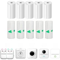 Mini Print Camera Thermal Paper 57MM Rolls Self-adhesive/Non-Sticker Paper Photo Paper For Mini Printer Instant For Notes, Photo