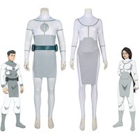Anissa Cosplay Costume Invincible Viltrumite Uniform Mark Grayson Jumpsuit White Superhero Battle Outfit Halloween Bodysuit