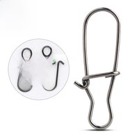 50pcs Fishing Snap Hooked Snap Pin Fastlock Clip Accessories Tackle for Barrel Swivel Lure hook