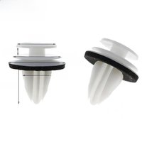100PCS Plastic Car Door Panel Fastener Clips Fastener Rivet Bumper Clips Retainer Universal Screw Clips Car Accessories