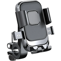 AliExpress NONE Universal Bike Phone Holder 360° Rotatable Phone Holder Handlebar Stand One Hand Operation GPS Clip for Motorcycle ATV Scooter