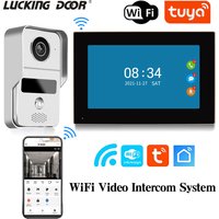 7 Inch Tuya Video Doorbell WiFi Outdoor Door Bell Waterproof IP65 Intercom Smart Home Door Phone Camera