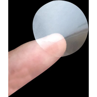 1000pcs/pack Transparent Round Clear Stickers PVC Waterproof for package envelope sealing label stickers stationery