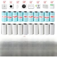57*30mm Kids Instant Camera Refill Print Clear Transparent Color Sticker Thermal Paper For 58mm Portable Cash Registers Printer