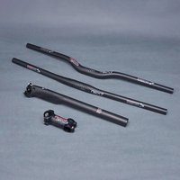 AliExpress TOMTOU RaceFace Next Bike Handlebar Parts Mountain Bicycle Handle Bar Sets Carbon Bike One-shaped Handlebar Seatpost Stem