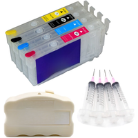 Europe 407XL 407 T407 T407XL Refillable Ink Cartridge Without Chip And Chip Resetter For Epson WorkForce WF-4745 Printer