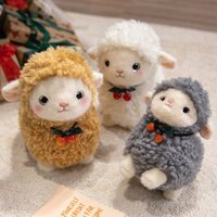 25cm Cute Soft Obediently Lamb Plush Toys Soft Mianmian Plush Dolls Stuffed Sheep Plushie Baby Toys Gifts for Kids Home Decor