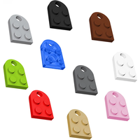 Gobricks 1pcs Moc Bricks Plate Special Parts 3x2 with Hole Compatible with 3176 Assemble Building Block Kids Toys DIY Gift Adult