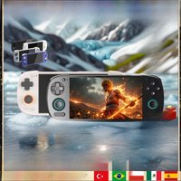 Retroid Pocket 5 RP5 Retro Handheld Game Video Player Console 5.5 Inch OLED HD Screen 8+128G Android 13 Wifi Bluetooth PSP PS2