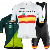 AliExpress NONE MMR Cycling Jersey 2024 Set Summer Asturias Espana Green Clothing Road Bike Shirts Suit Bicycle Bib Shorts MTB Ropa Maillot