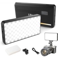 ULANZI VL200 Bi-Color LED Video Light Soft Panel Light 2500-9000K Rechargeable 5000mAh Mini Camera Light for Photography Video