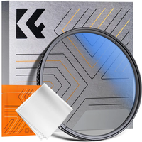 K&F CONCEPT Nano K Series 82mm CPL Filter Ultra-thin Trapezoidal Frame Blue-Coated Film with a Piece of Vacuum Cleaning Cloth