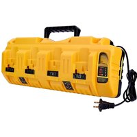DCB104 Li-ion Battery Charger 4-Port 2A Current For Dewalt 10.8V 12V 14.4V 18V 20V 60V DCB127 DCB105 DCB118 DCB112 DCB119 DCB102