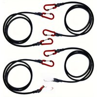 AliExpress Bungee Cords with Carabiner Heavy Duty Bungee Straps Elastic Rope for Luggage Rack,Cargo,Camping,Tent,Bike Transporting