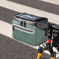 AliExpress West Biking WEST BIKING Waterproof Bike Front Frame Bag Touch Screen MTB Bicycle Phone Holder EVA Handlebar Bags Cycling Front Storage Bag