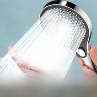 High Pressure Shower Head With Large Panel Water Outlet Super Powerful Bathroom Universal Shower Head Combination Set