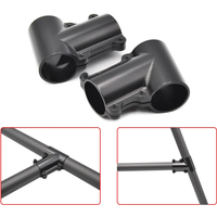 Agricultural Plant Protection UAV Landing Gear Carbon Fiber Tube Inclined Tee 20/25/30mm Aluminum Alloy Tube Clip