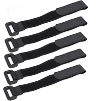 AliExpress NONE 5pcs/lot Bicycle Handlebar Strap Holder Cycling Flashlight Tie Rope Bandages Universal Nylon Sticky Tie Fixed Items Bike Strap