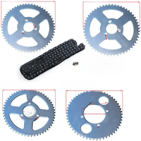 AliExpress NONE Motorcycle T8F 54T tooth 26mm 29mm 35mm 54mm Rear Chain Sprocket T8F 136link chains For 47cc 49cc Pocket Bike Mini Moto Quad ATV