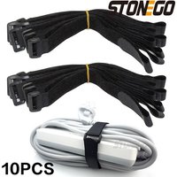 10 PCS 2*50cm Reusable Fastening Bike Tie Nylon Hook & Loop Durable Multil Purpose Self-adhesive High Quality Strap Cable Ties